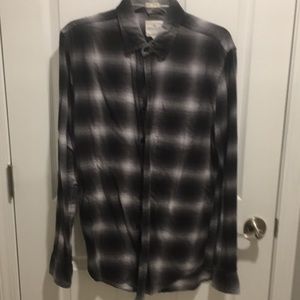 American Eagle Mens Button Down Front Shirt M